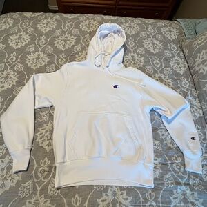 Champion White Sweatshirt Classic Pullover Design